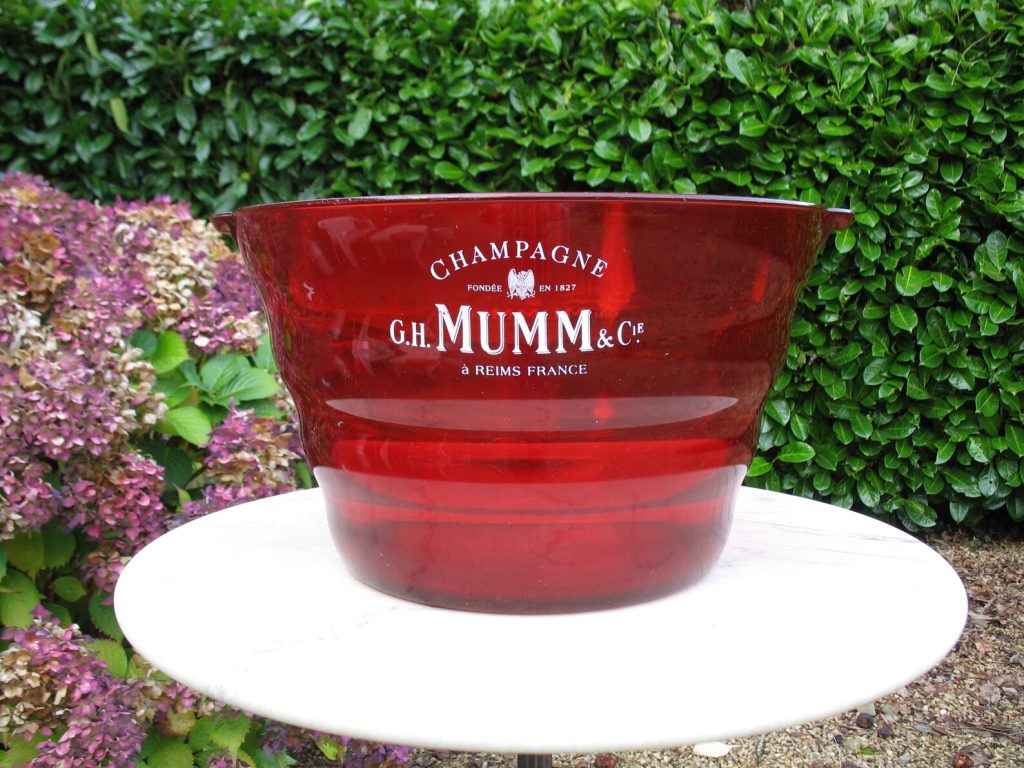 G.H. MUMM pezsgős veder – XL, 2–3 magnum vagy 6–7 normál palackhoz- ELADÓ