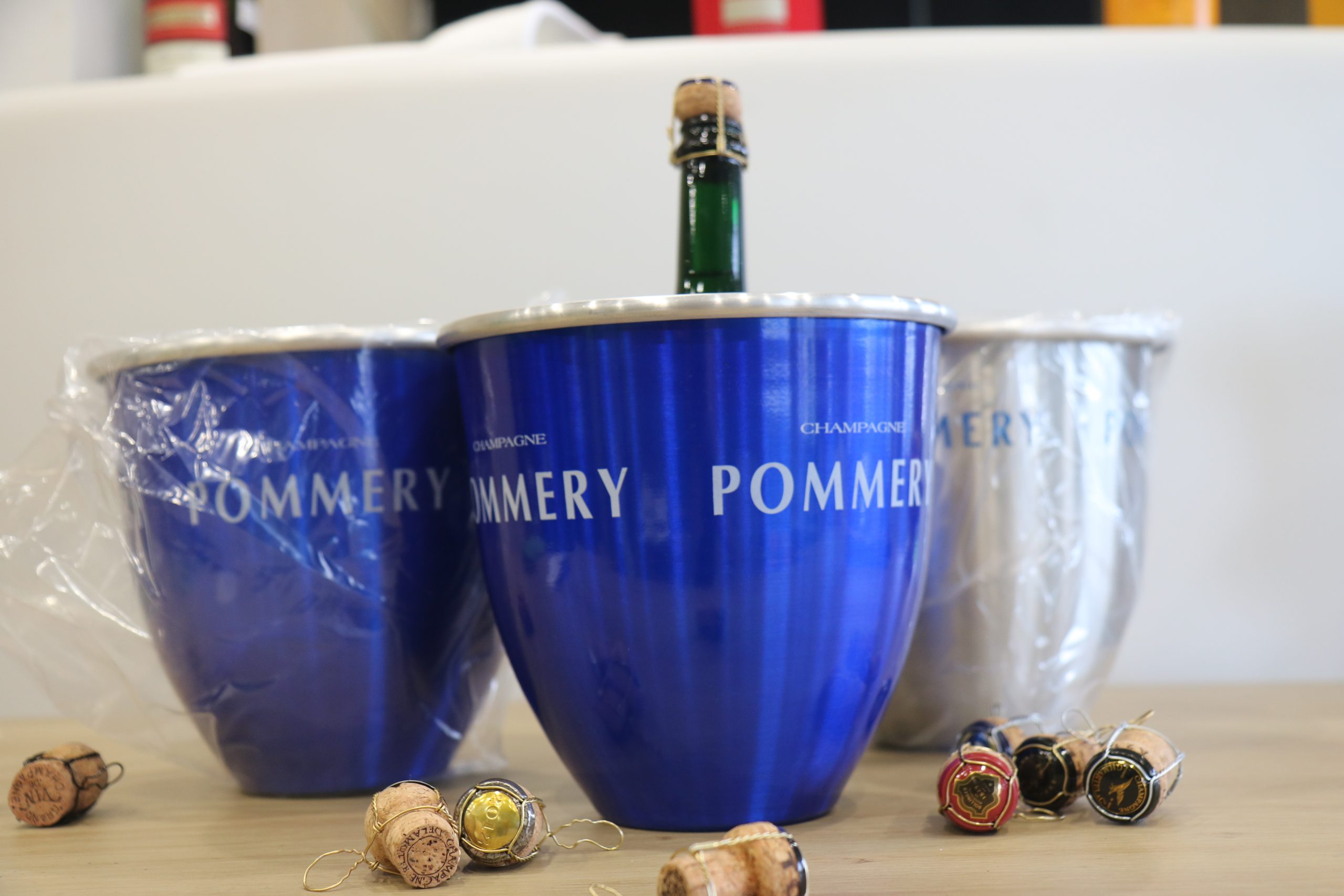 Pommery Champagne jeges vödrök – 24.000.-Ft/db