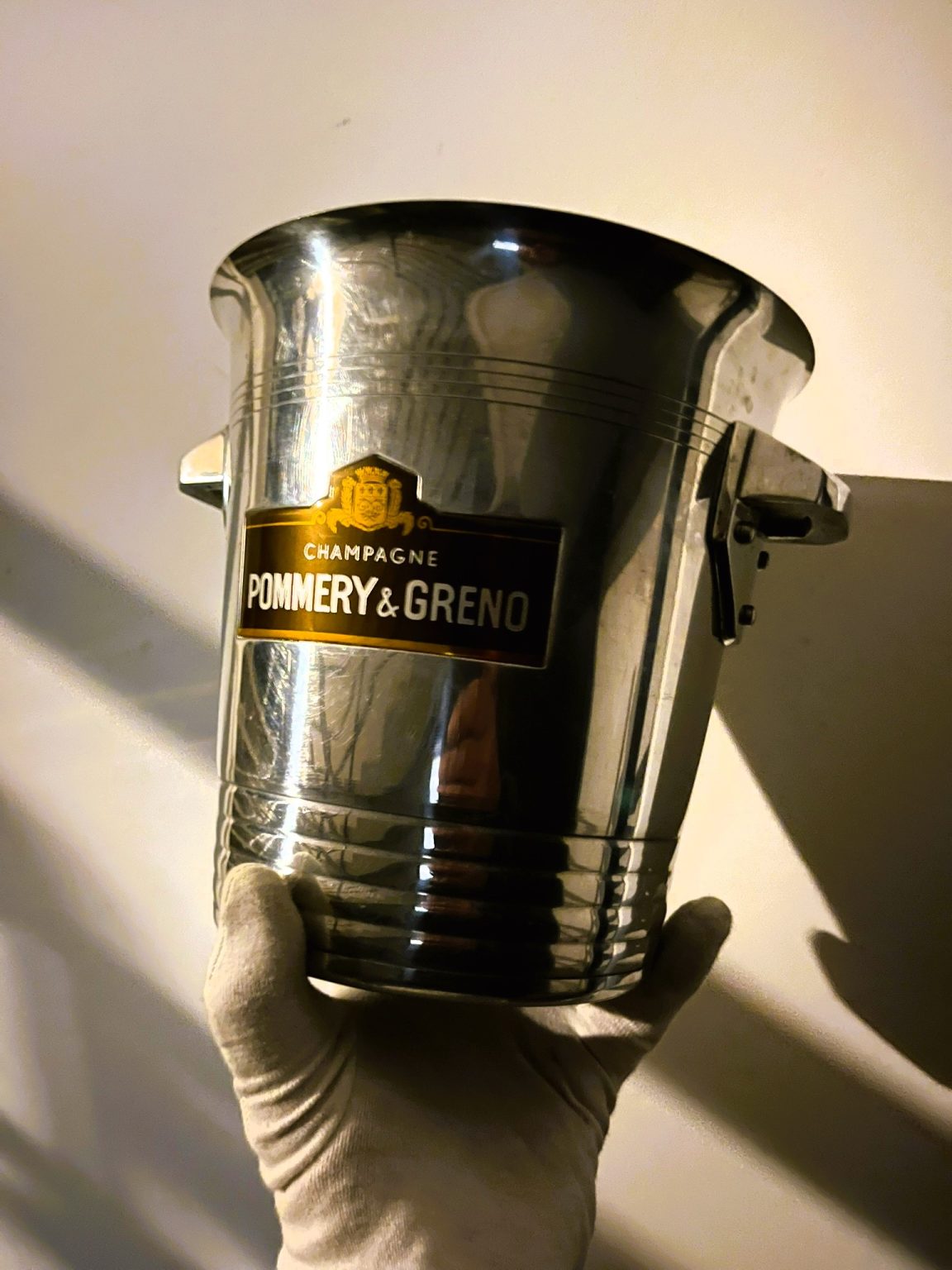 Champagne Pommery & Greno Art Deco pezsgőhűtő jégveder – ELADÓ