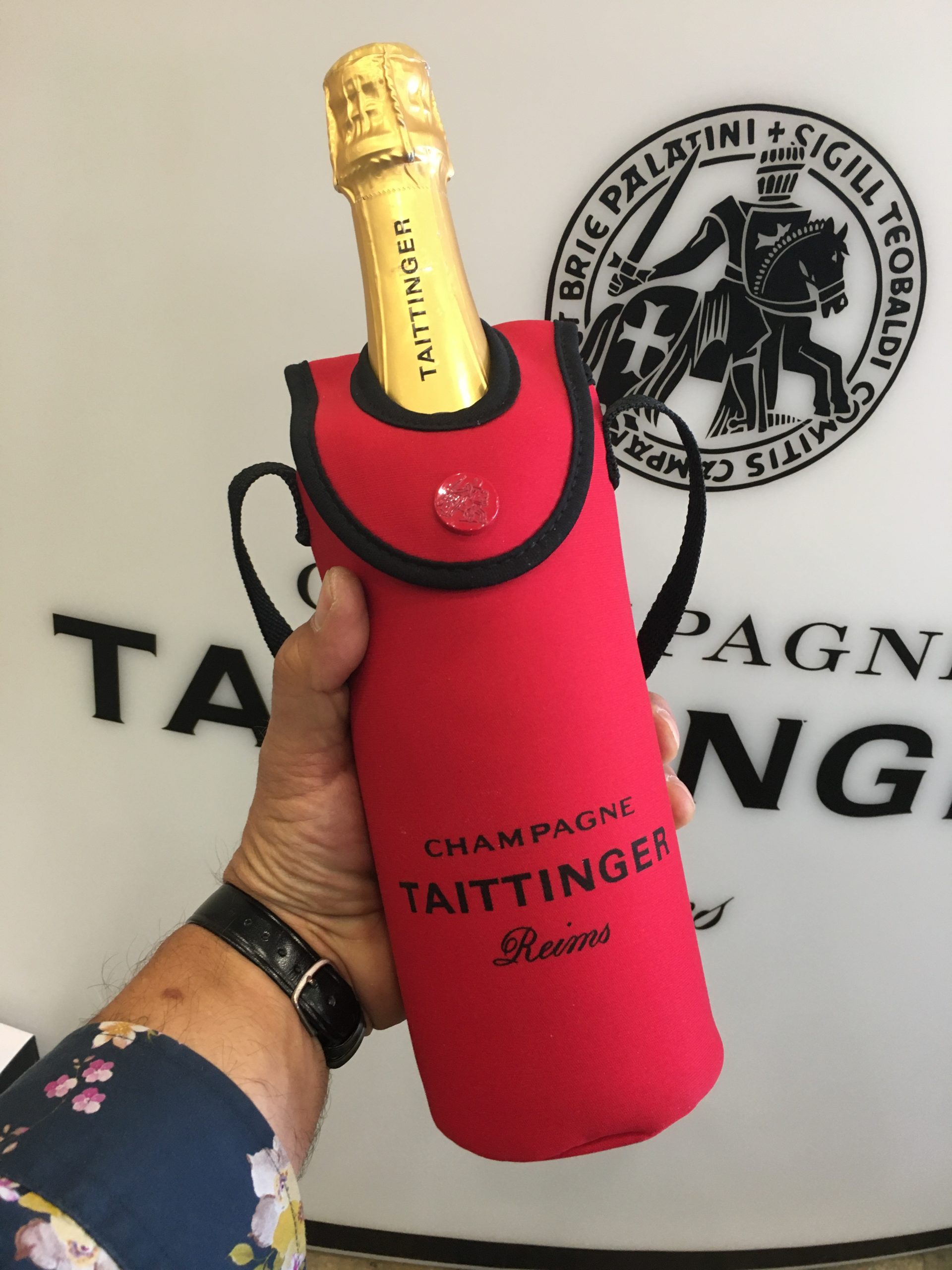 Taittinger neoprén champagne hordozó – 7.500.-Ft