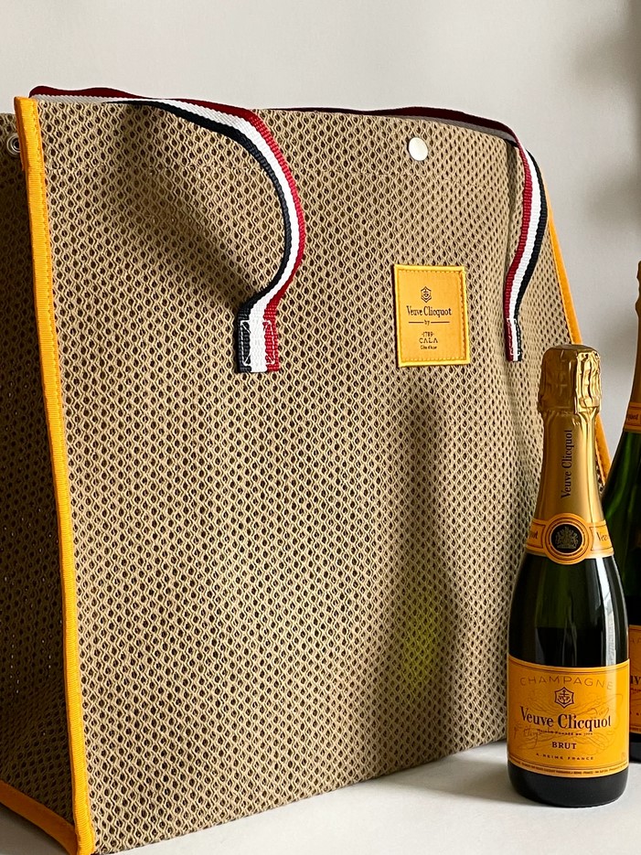 VEUVE CLICQUOT Ponsardin Champagne Limited Edition Cotton Shopping Tote Bag  NEW!