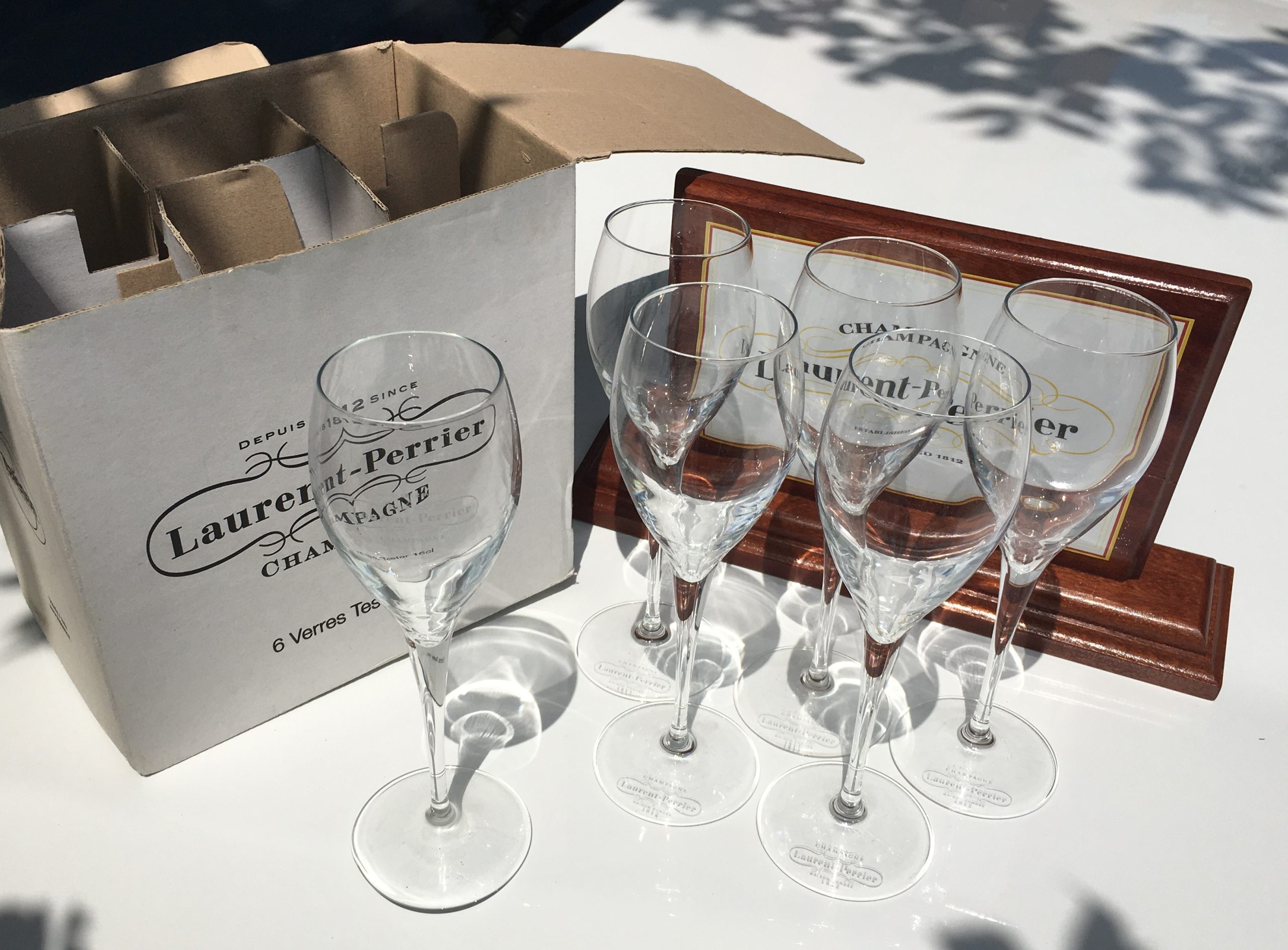 ELADVA – Laurent-Perrier Champagne vintage pezsgőspohár készlet (6db) – 28.600.-Ft