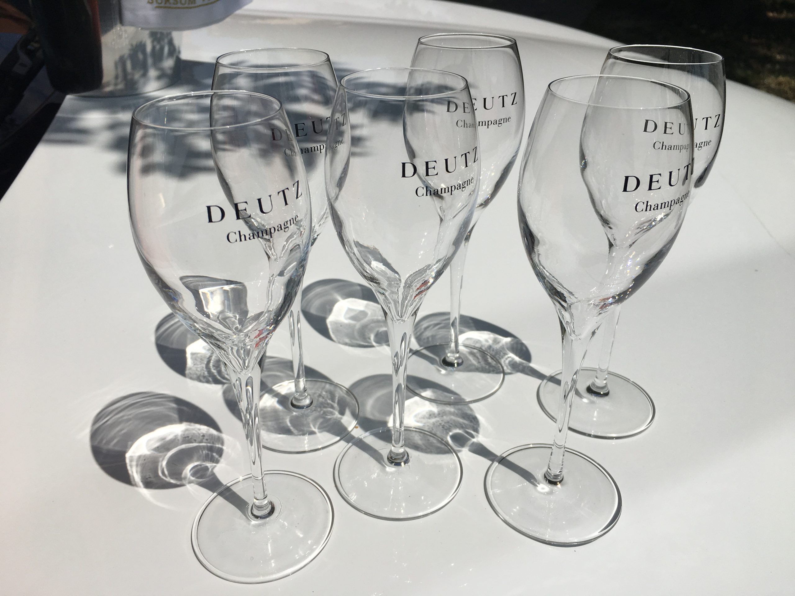 SOLD / ELADVA – Deutz Champagne pezsgőspohár készlet (6db) – 32.500.-Ft