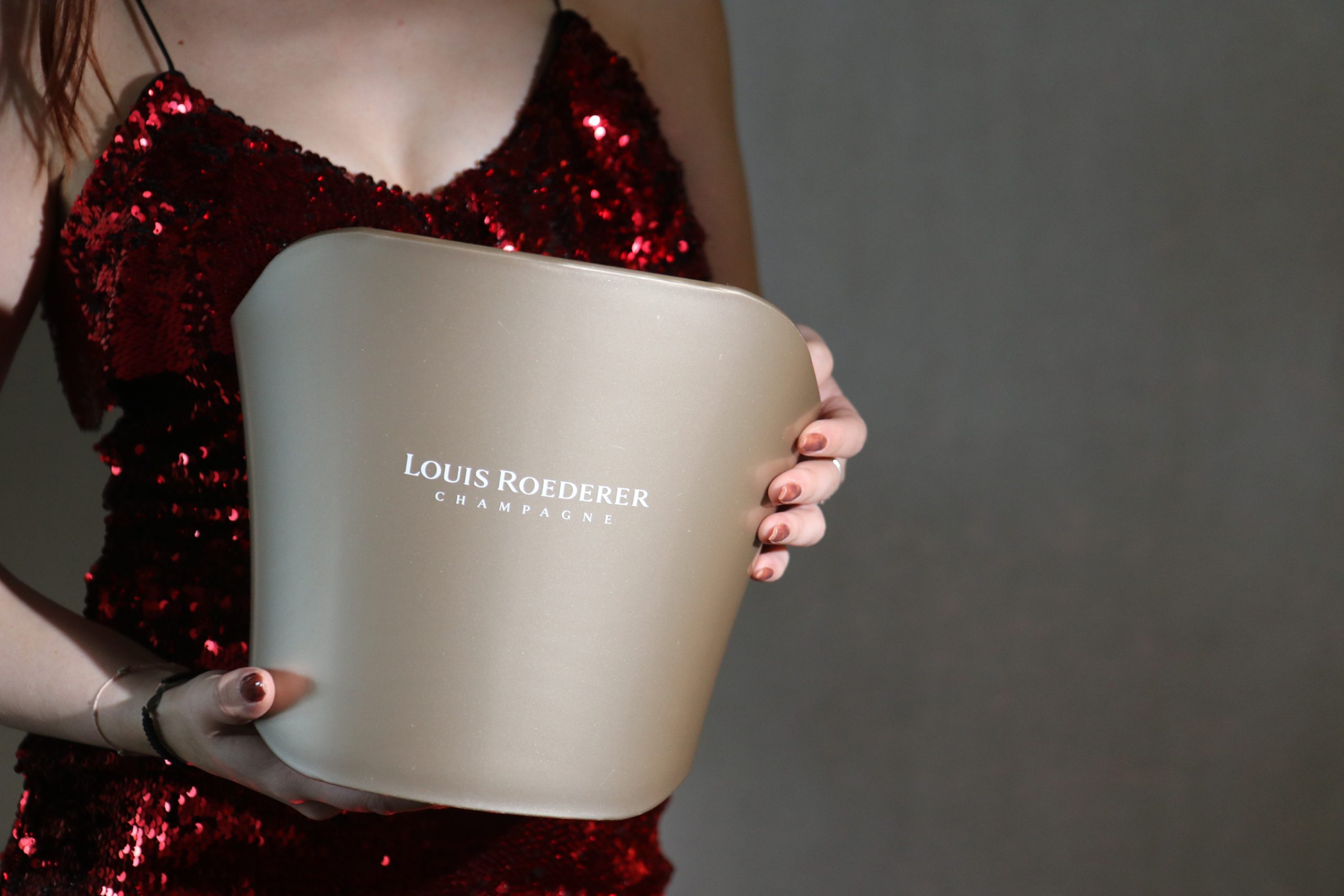 Louis Roederer Champagne bronz arany kétpalackos pezsgős jégveder – 33.200.-Ft