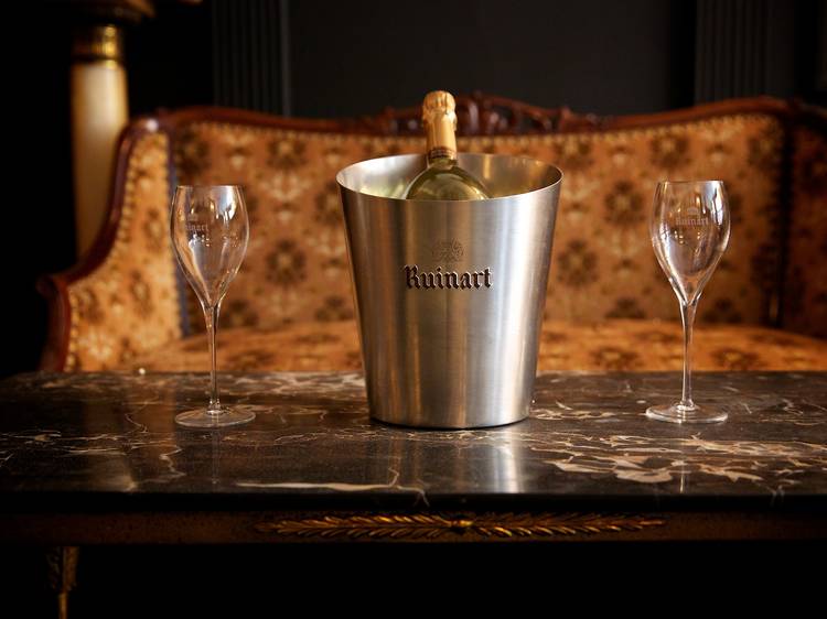SOLD / ELADVA – Ruinart Champagne pezsgőhűtő jégveder – 82.800.-Ft