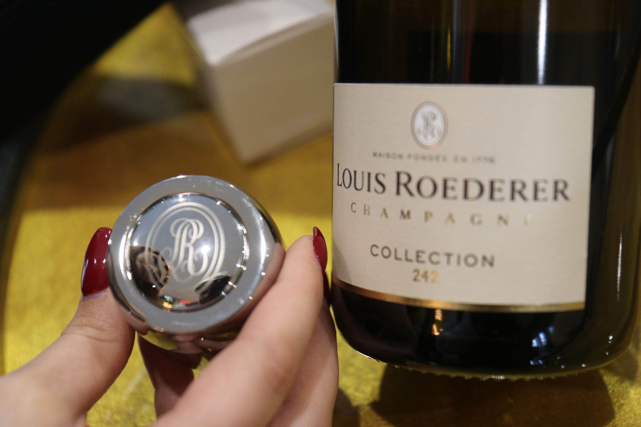 Louis Roederer Champagne elegáns palackzáró díszdugó – 19.400.-Ft