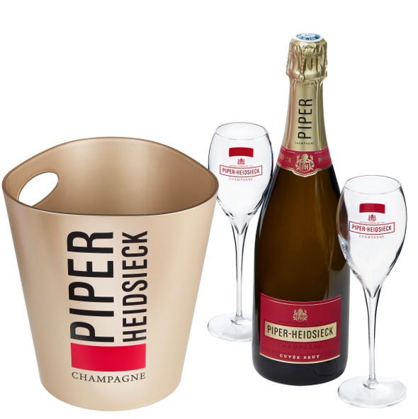 ELADVA – Piper-Heidsieck Champagne bronz arany színű pezsgőhűtő jégveder – 14.900.-Ft