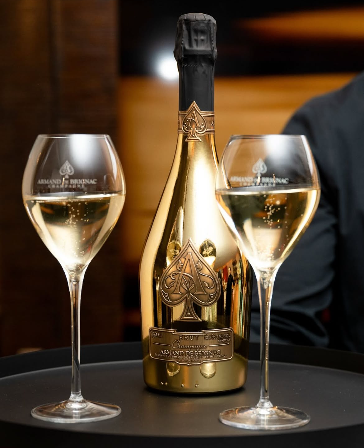 Armand de Brignac Champagne 6db 28,5cl kristály pezsgőspohár – ELADÓ