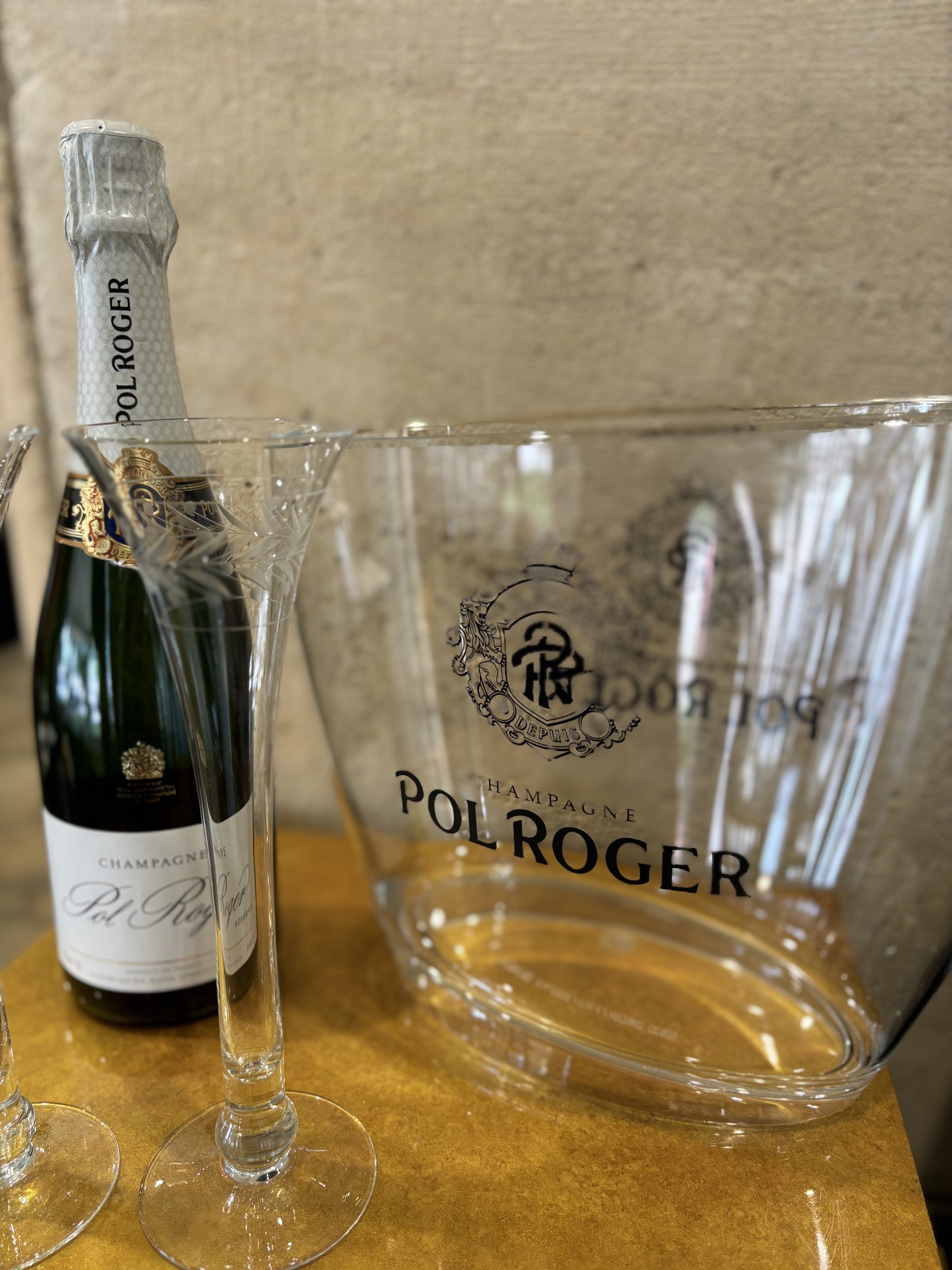 Pol Roger Champagne plasztik jégveder két normál, vagy egy magnum palackhoz – 43.800.-Ft