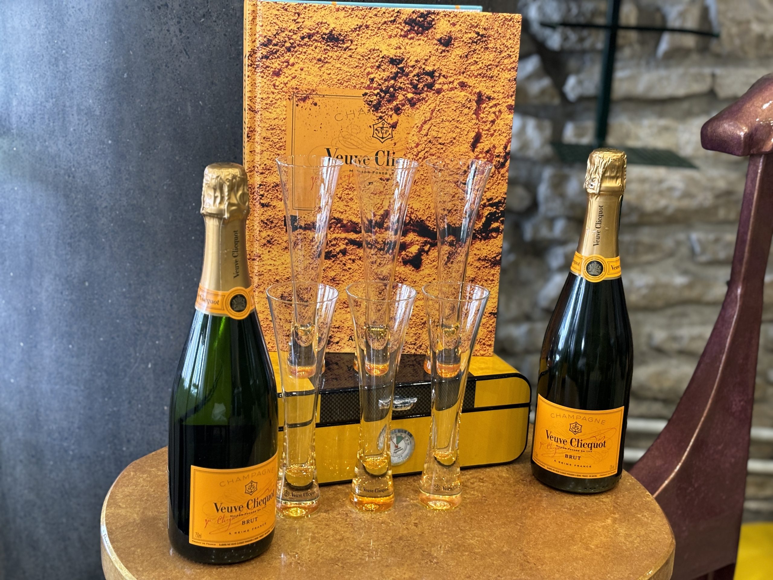 Veuve Clicquot Trendy Flute 6 darabos pezsgőspohár készlet – ELADÓ