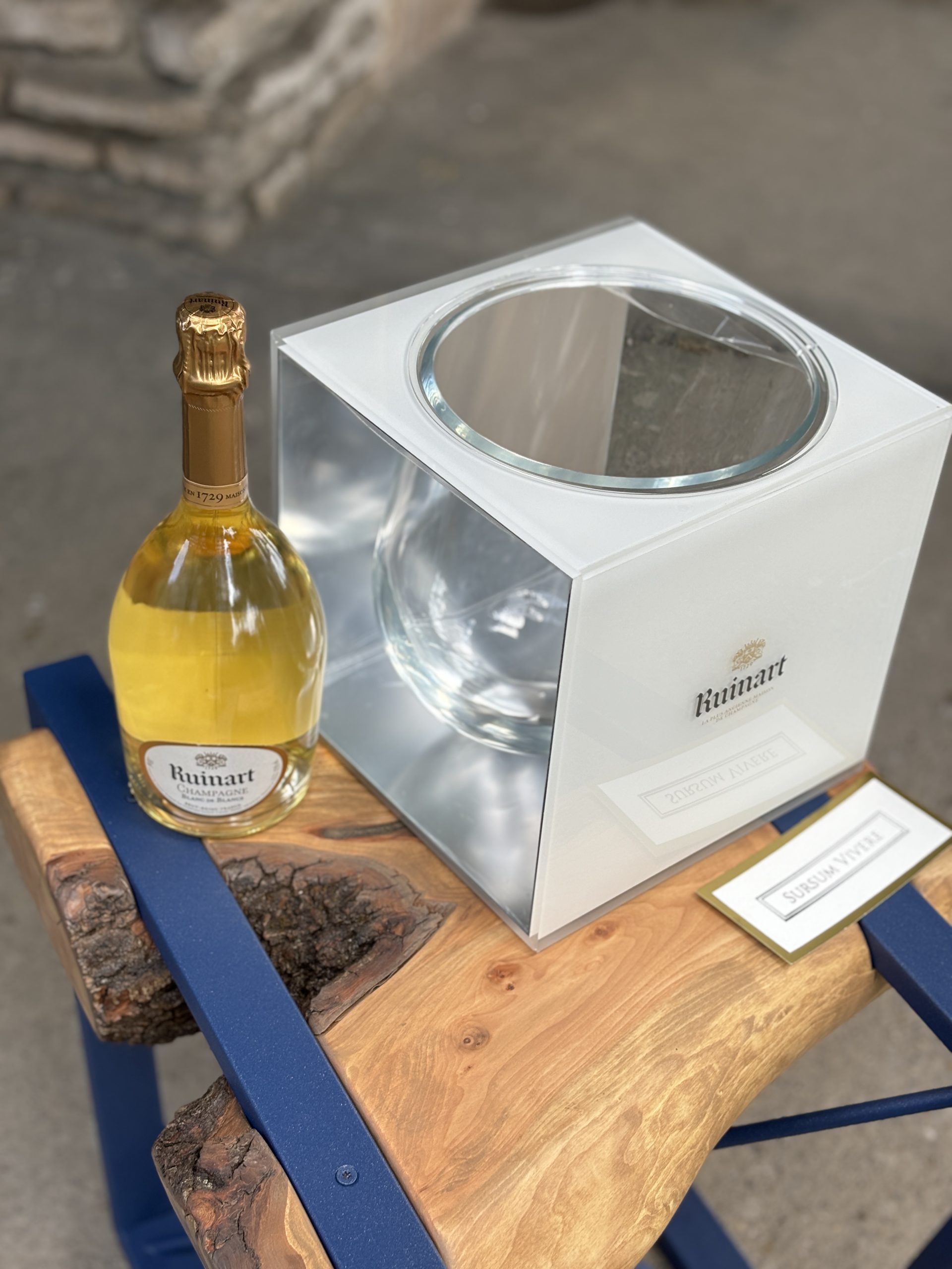 SOLD / ELADVA – A Champagne Ruinart különleges pezsgőhűtője – 106.700.-Ft