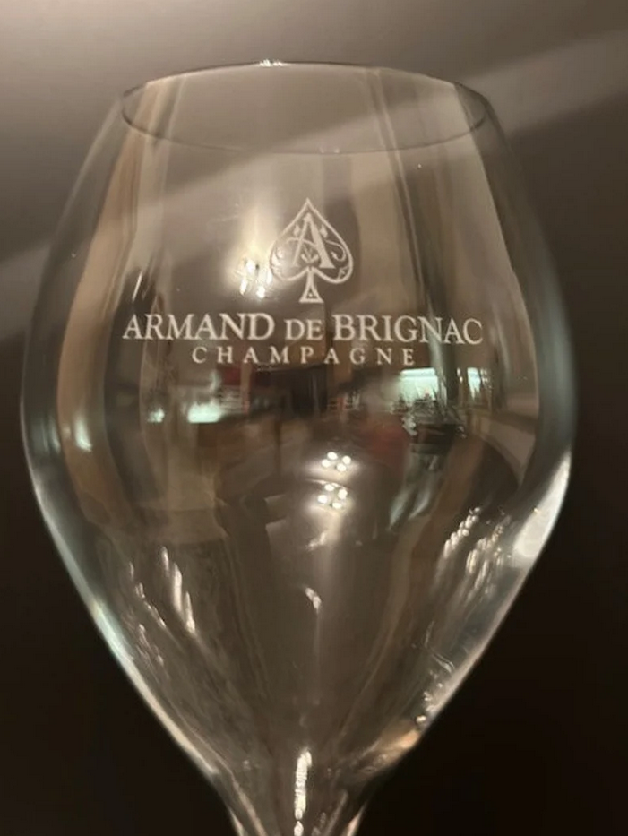 Armand de Brignac Champagne 6db 28,5cl kristály pezsgőspohár – ELADÓ