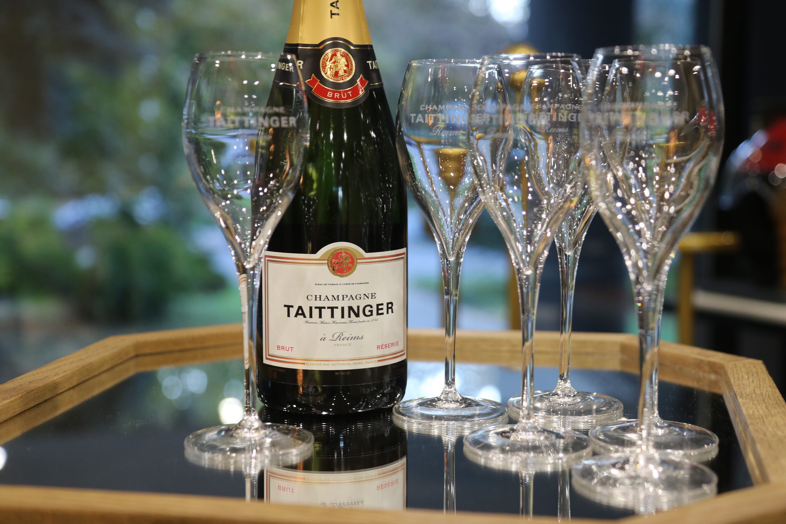 Taittinger Champagne 16 cl-es kóstoló pohár készlet – ELADÓ