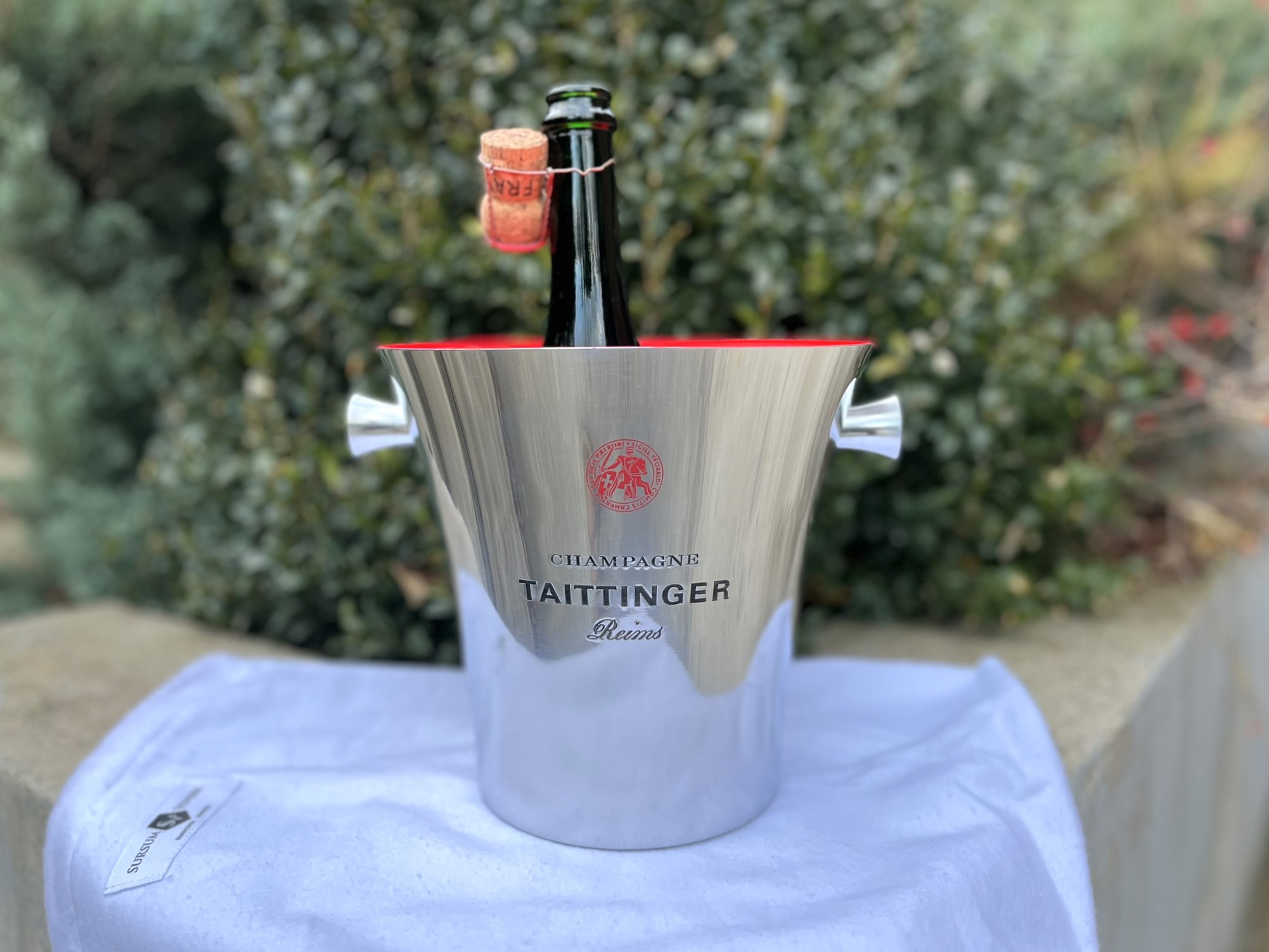 Taittinger Champagne egy palackos Odyssey pezsgőhűtő jégveder – ELADÓ