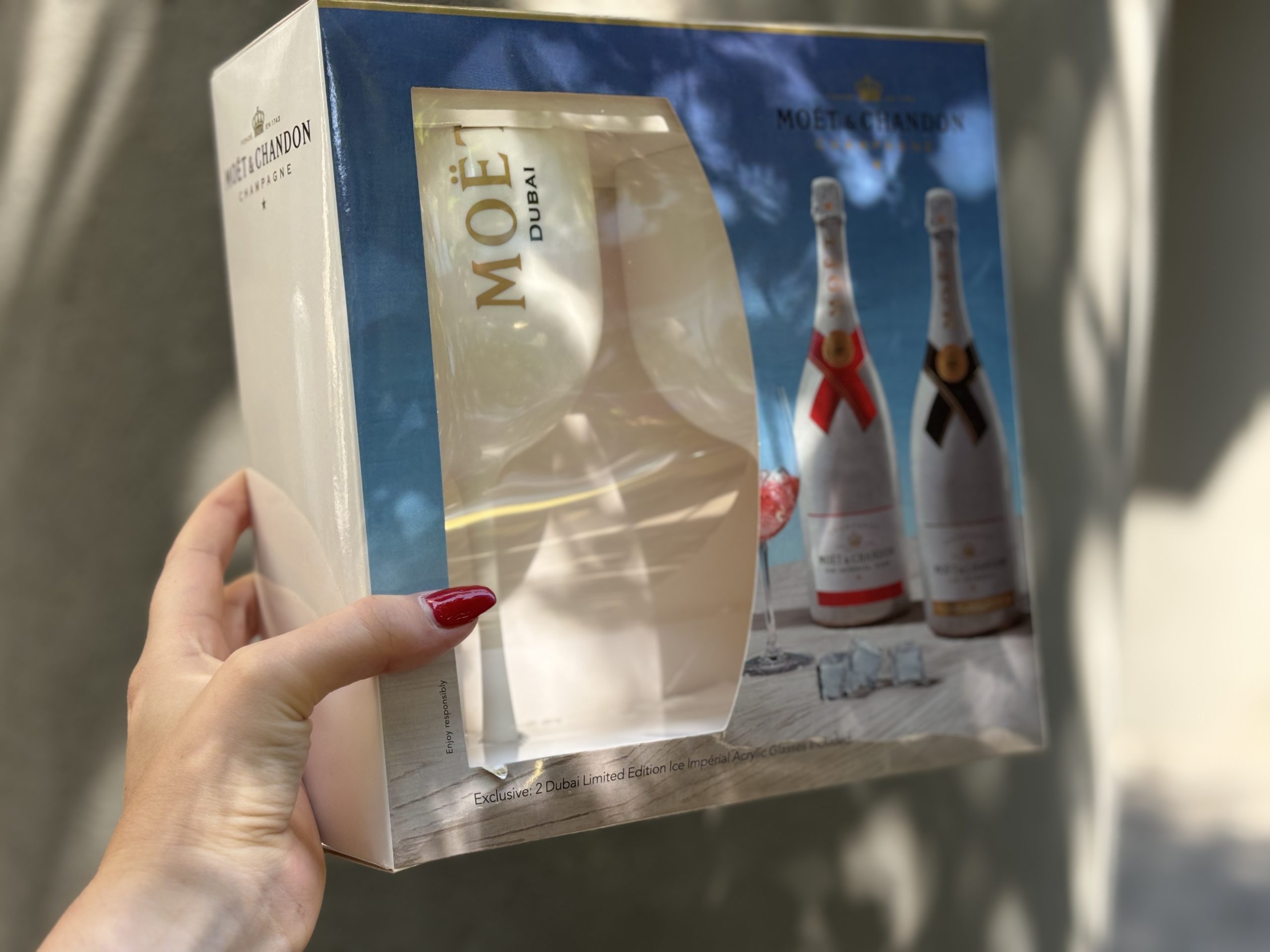 MOËT & CHANDON Ice Impérial poharak díszdobozban Limited Edition for DUBAI – ELADÓ