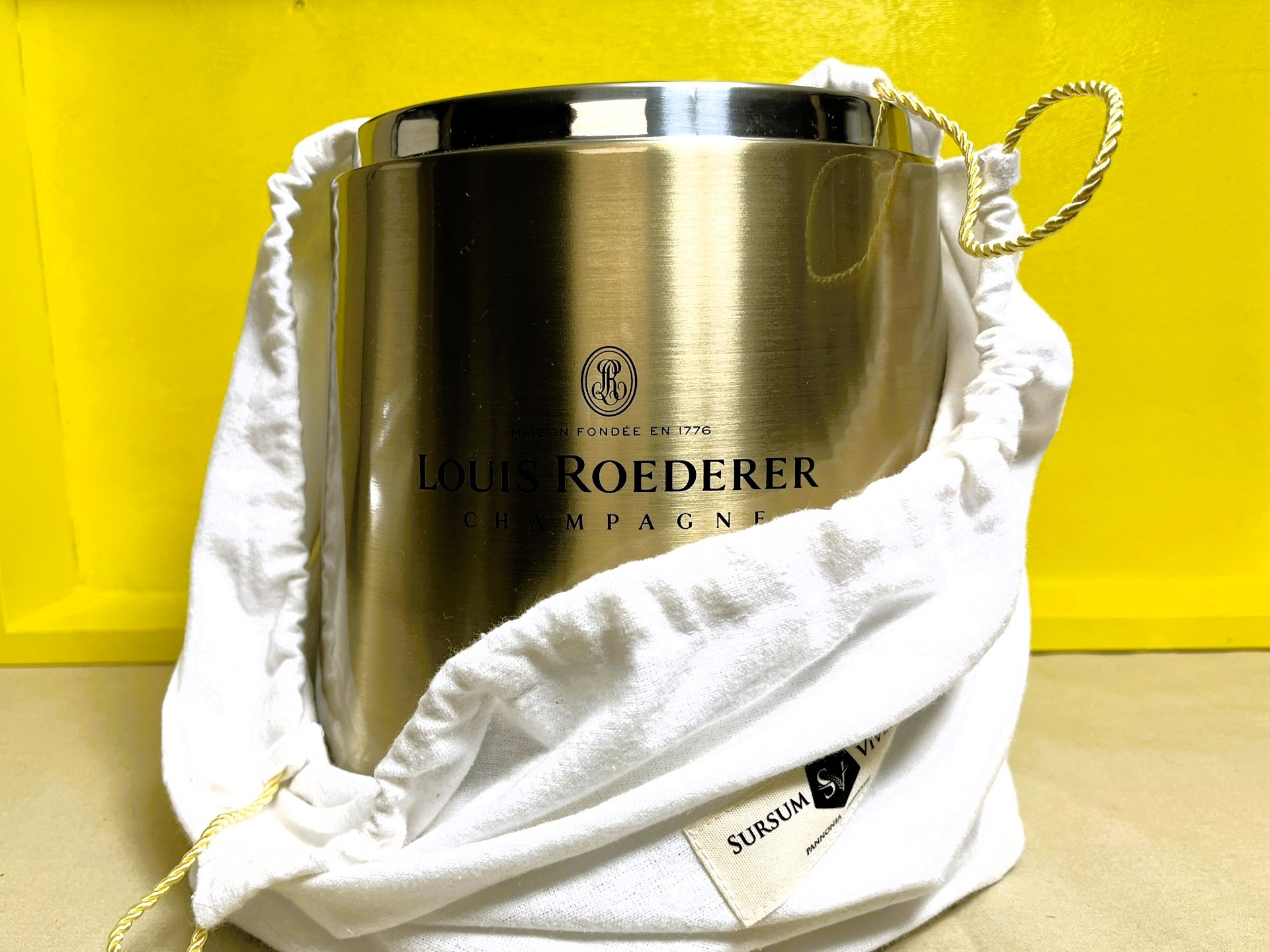 Louis Roederer Champagne duplafalú légkamrás jégveder – ELADÓ