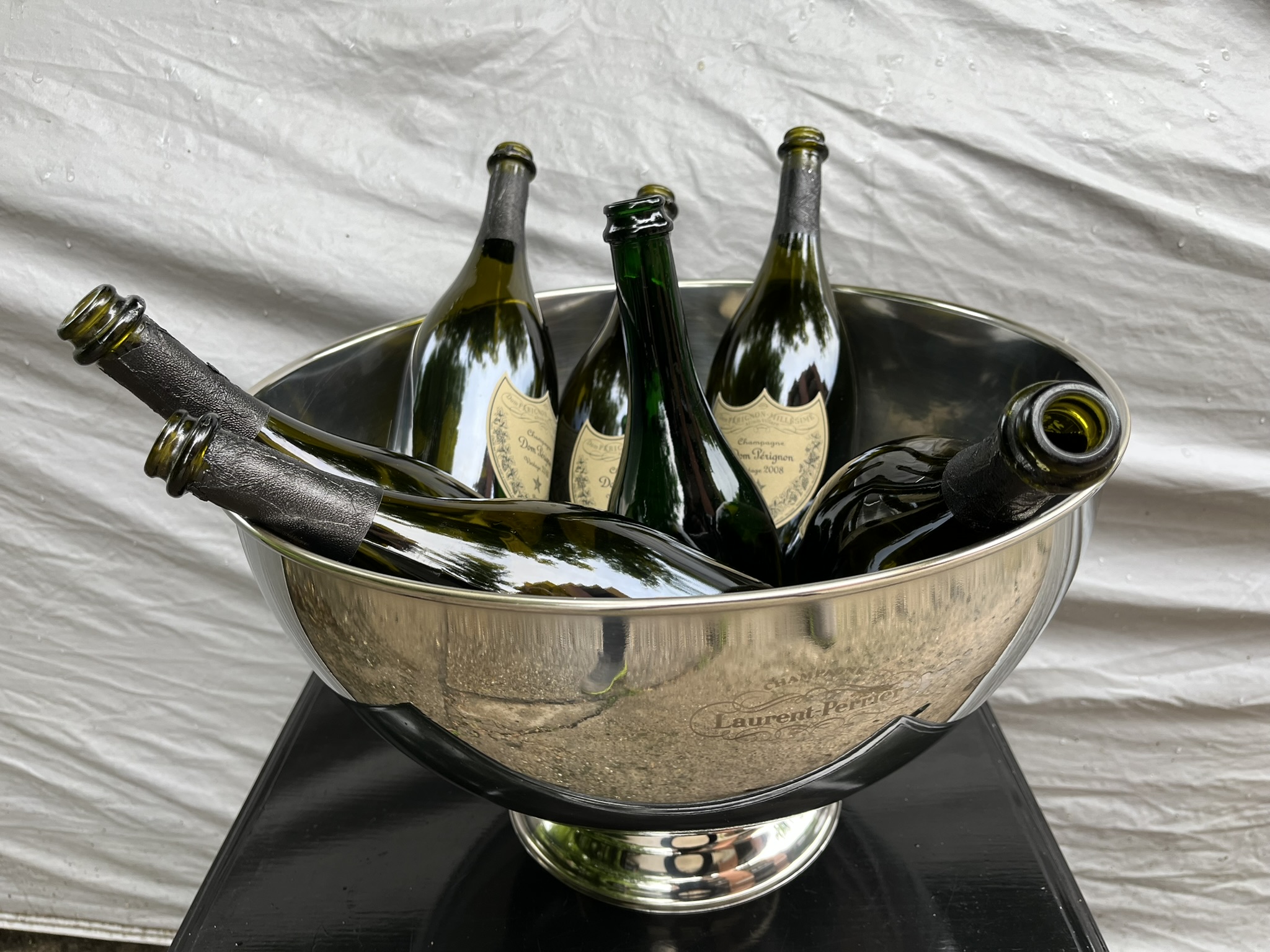 Laurent-Perrier Champagne – Prémium pezsgőhűtő az 1980-as évekből 7 palack számára – ELADÓ