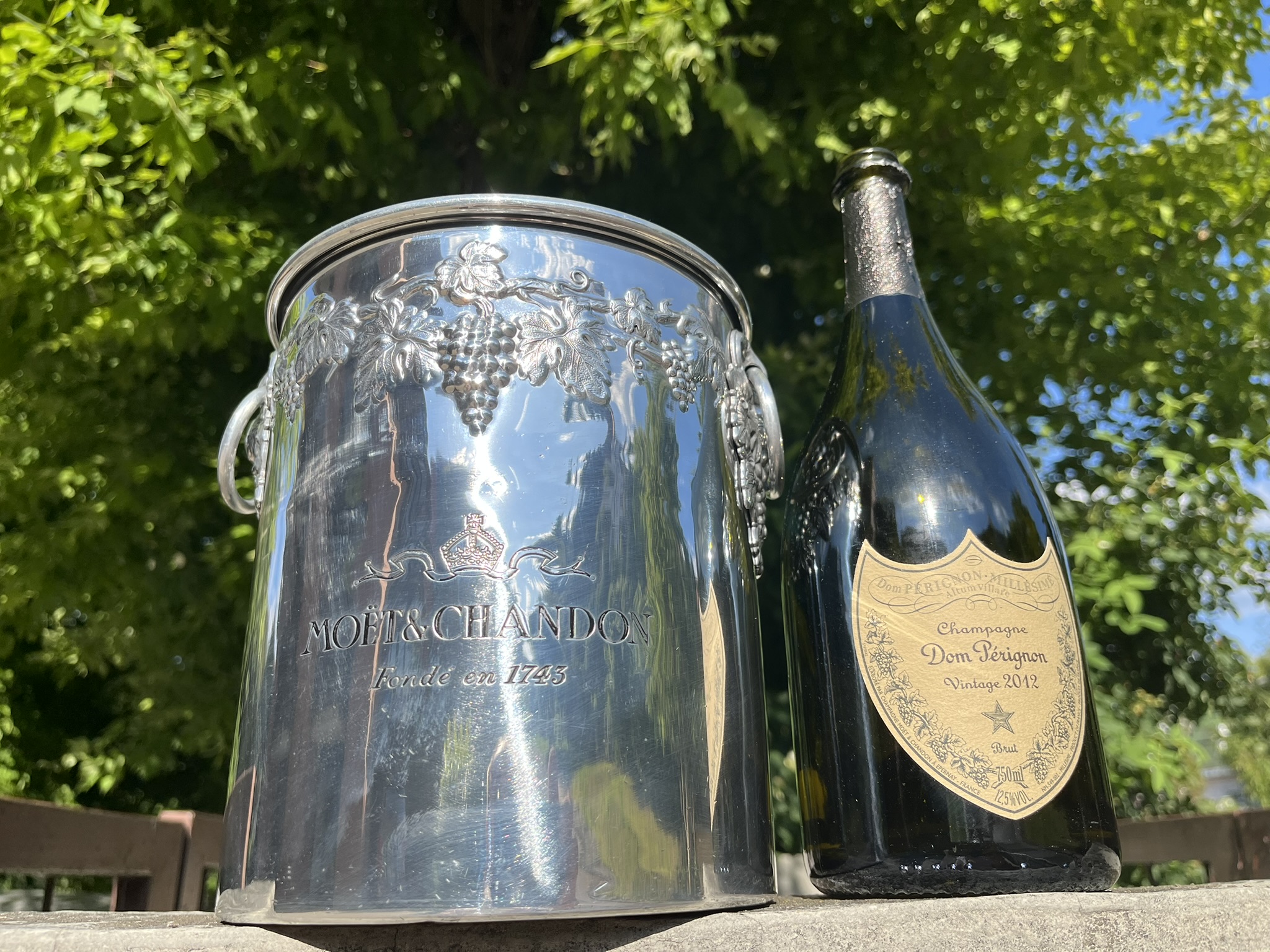 Moët & Chandon vintage pezsgős jégveder – klasszikus francia elegancia – ELADÓ