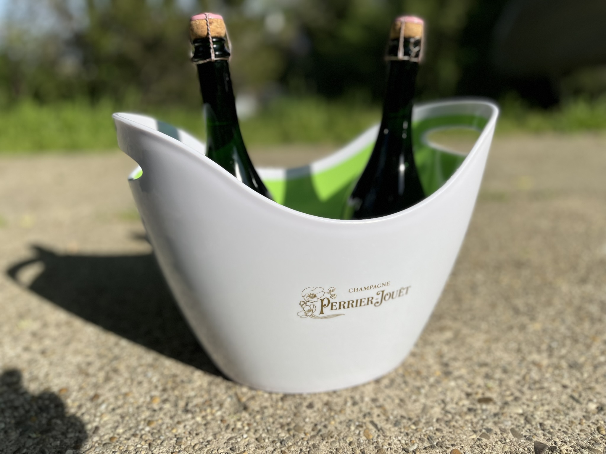 Perrier-Jouët champagne kétpalackos plasztik pezsgőhűtő jégveder – ELADÓ