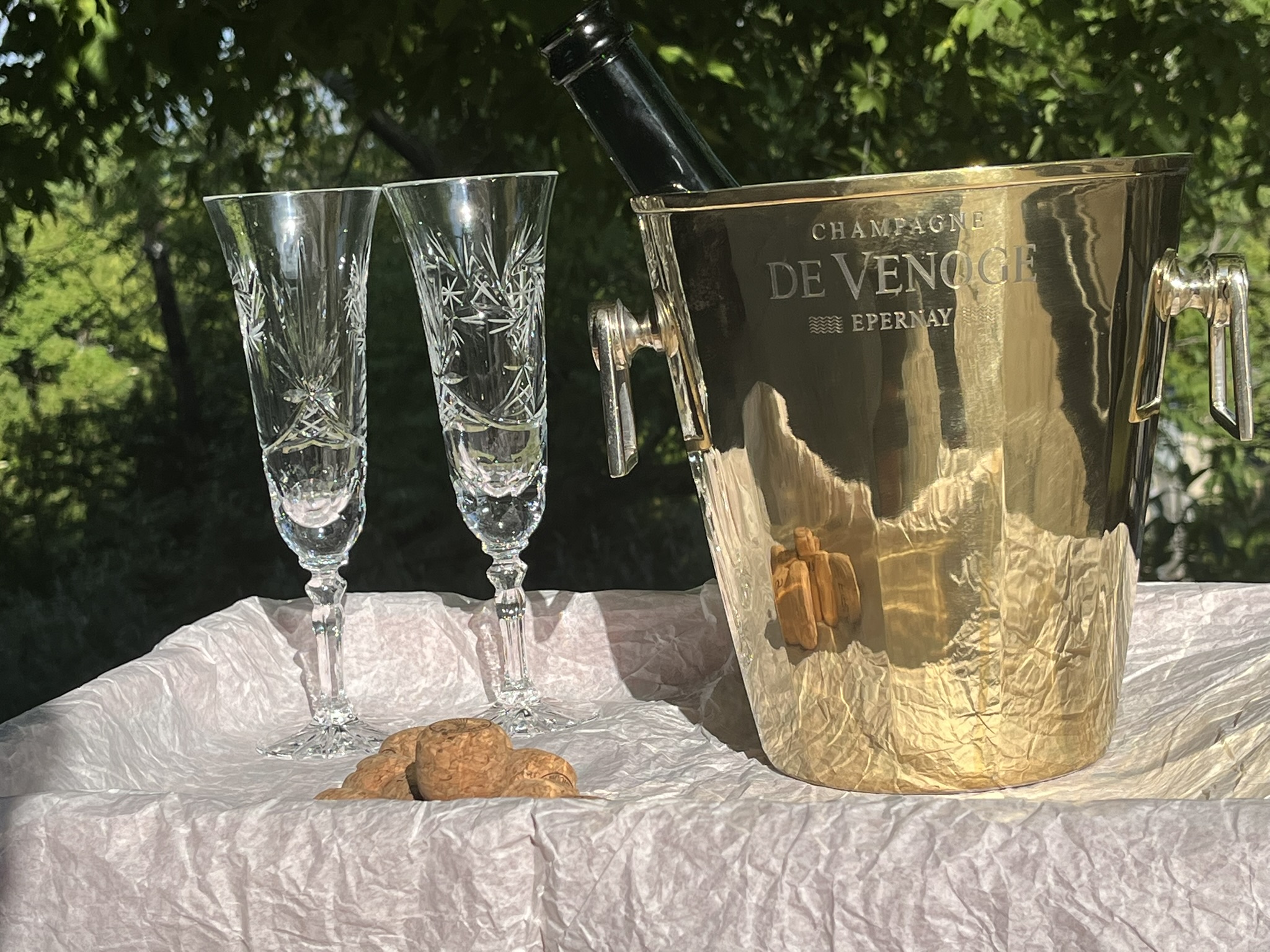 Champagne De Venoge vintage pezsgőhűtő jégveder – ELADÓ