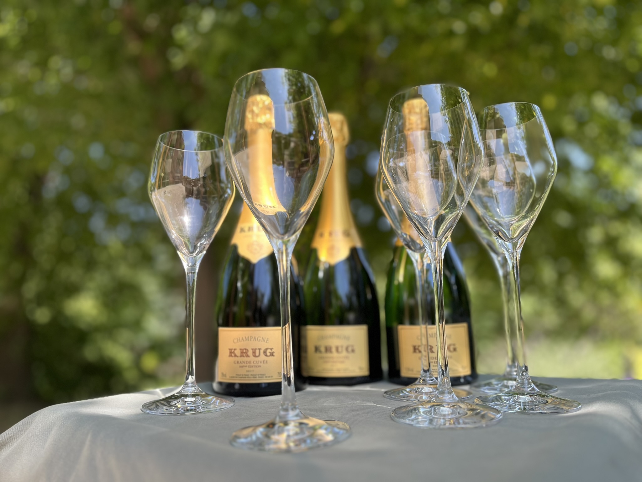 KRUG Champagne – The Joseph – 6 darabos Riedel kristálypohár készlet – ELADÓ