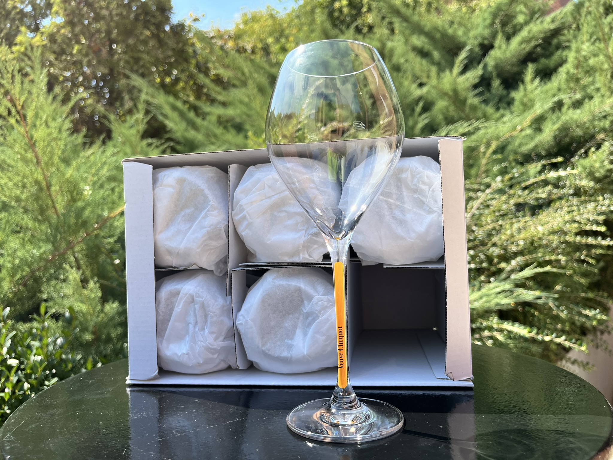 Trendy Prestige kristály pezsgőspohár-készlet a Veuve Clicquot rajongóinak – ELADÓ
