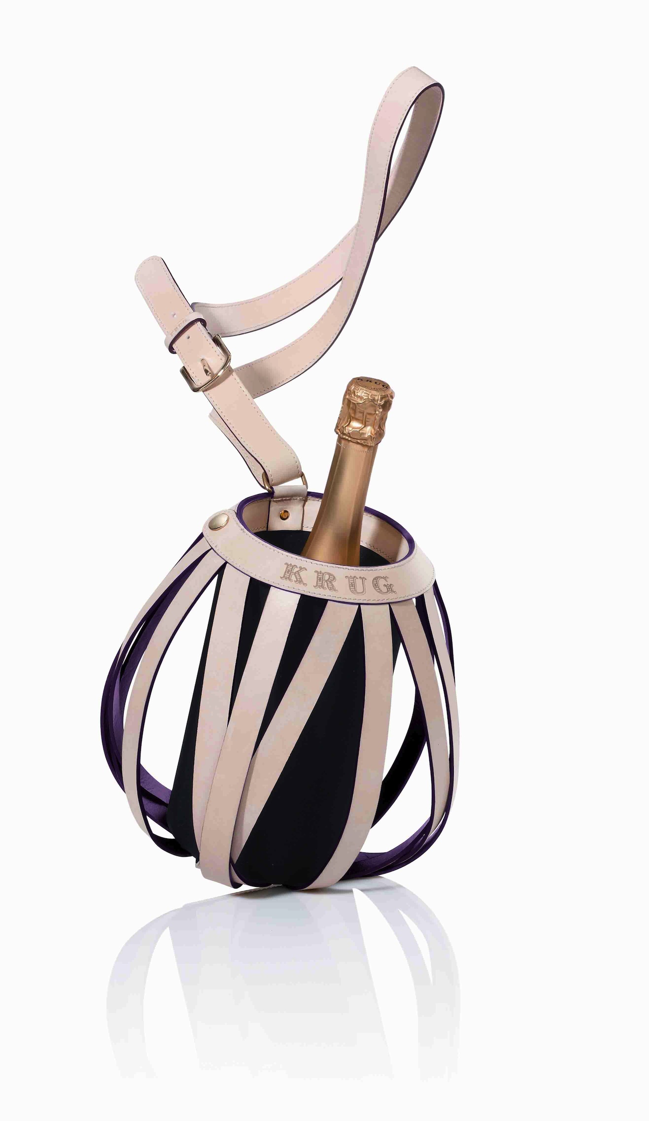 A Krug Champagne Maison Flânerie nevű 2012-ben kiadott hordozható pezsgőhűtője – ELADÓ