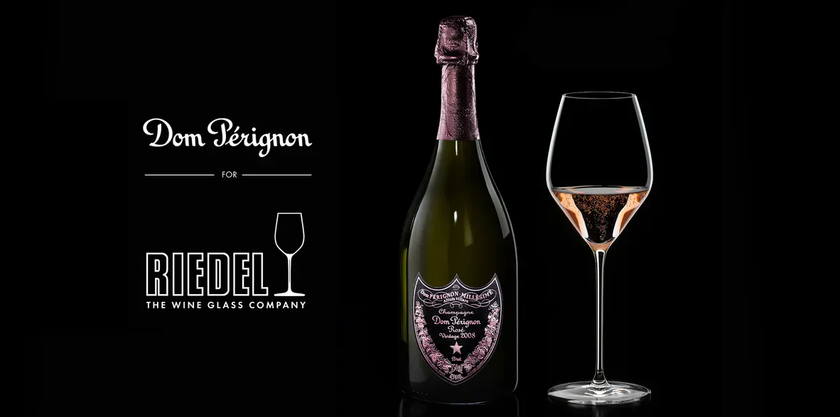 Dom Pérignon x Riedel – 6 darabos pezsgőspohár szett, eredeti gyári dobozban – ELADÓ