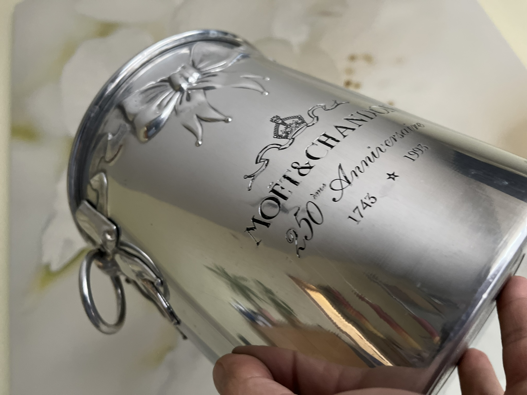 Moët & Chandon – 250. évfordulós jubileumi pezsgőhűtő (1743–1993) – ELADÓ