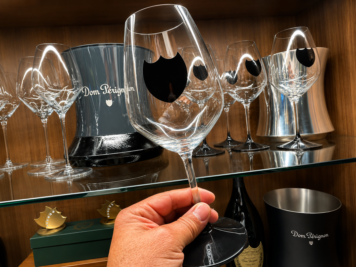Dom Pérignon x RIEDEL „Big Day Party” Black Edition 6 db pezsgőspohár – ELADÓ