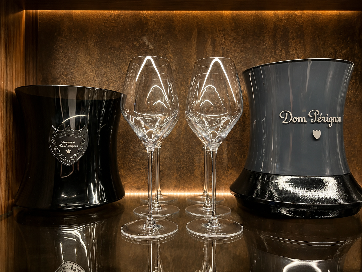 Dom Pérignon x RIEDEL Legacy Collection – 6 kristály pezsgőspohár eredeti díszdobozban – ELADÓ
