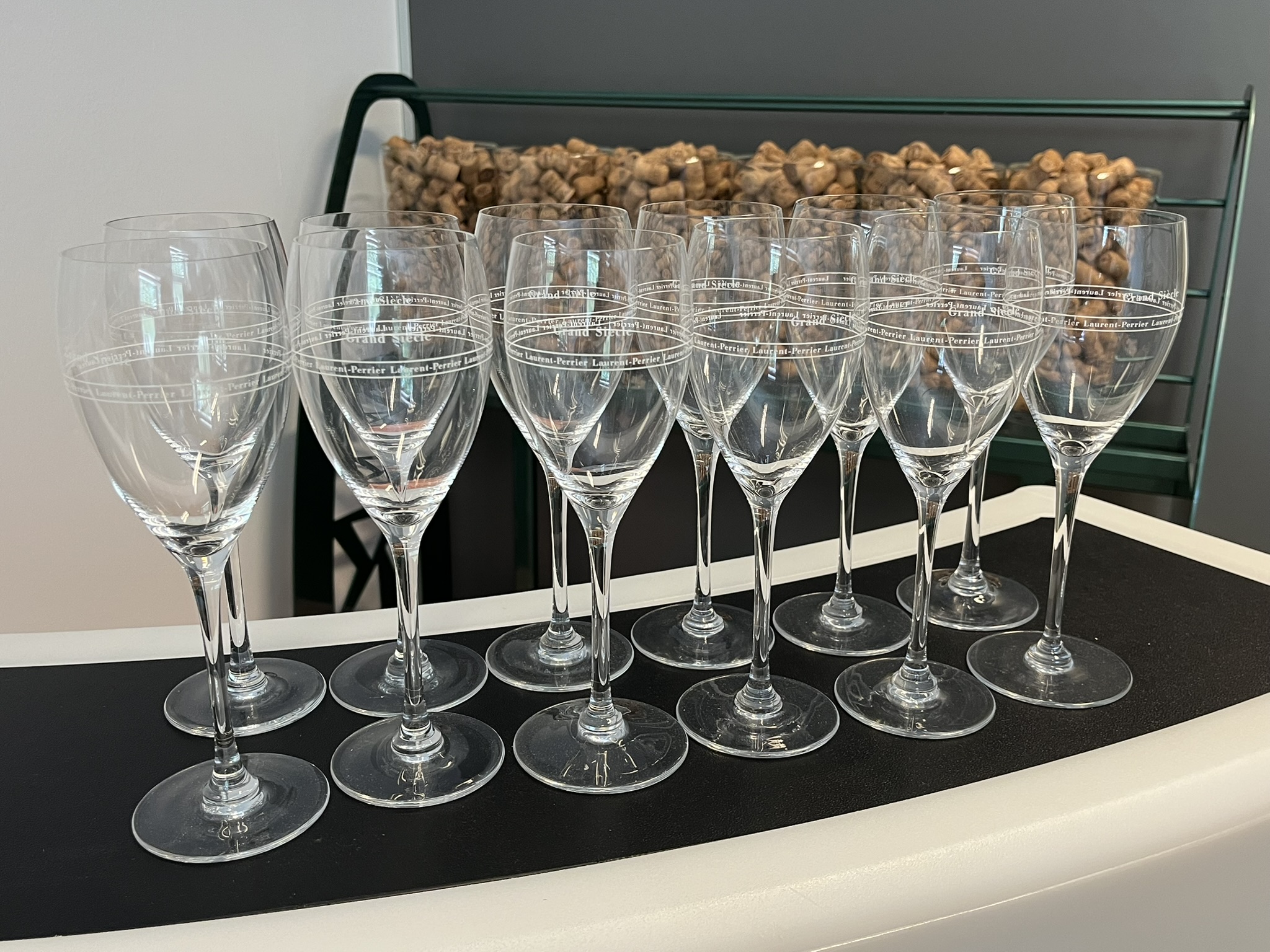 Laurent-Perrier Grand Siècle – 12 darabos pezsgőspohár-készlet – ELADÓ